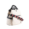 LumberUnion white backpack - skyline convertible bag shoulder bag front