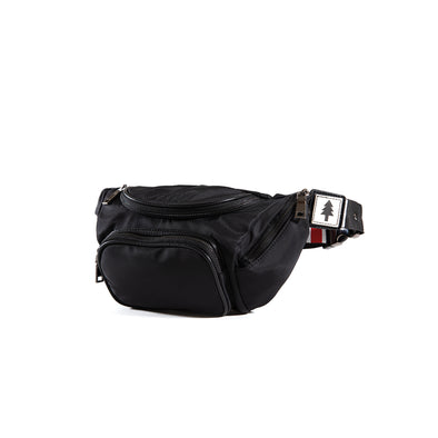 LumberUnion black fanny pack - outdoor festival front