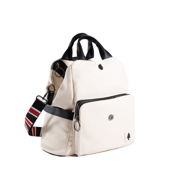 LumberUnion white backpack - skyline convertible bag shoulder bag back