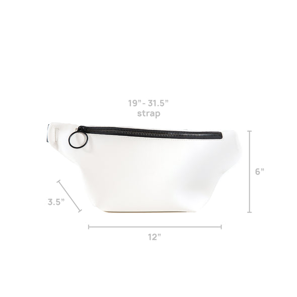 LumberUnion white fanny pack - skyline crossover dimensions