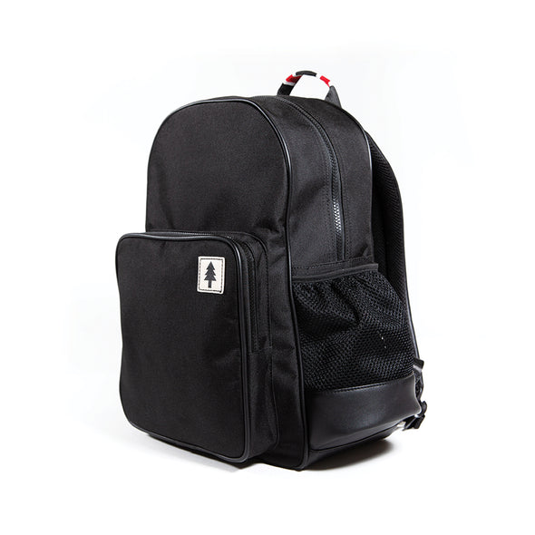 LumberUnion black backpack - urban explorer front right