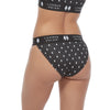 Women's Soft Spandex String Bikini Signature Pattern Underwear